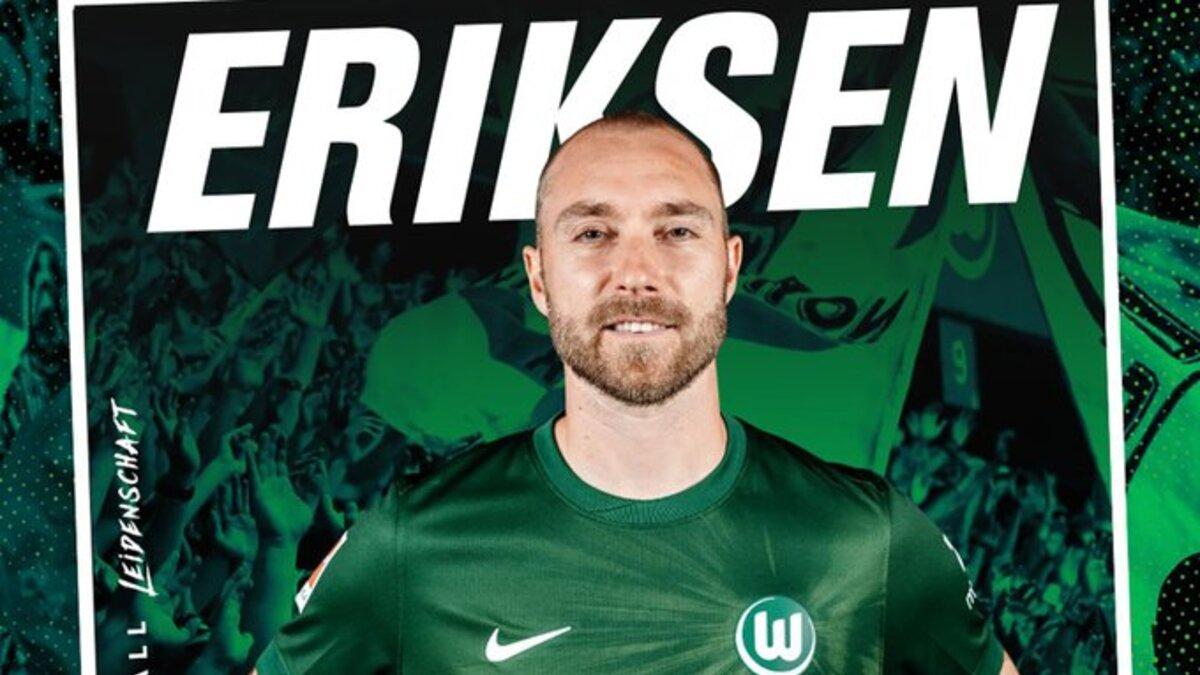Christian Eriksen trong màu áo Wolfsburg