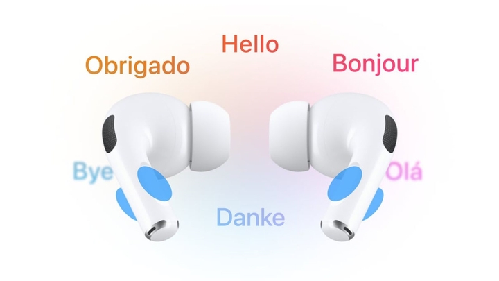Khi hai người đeo AirPods trò chuyện với nhau, cuộc hội thoại có thể được dịch hai chiều cùng lúc ngay bên trong tai nghe của từng người.