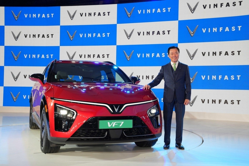 VinFast VF 7 với thiết kế sắc sảo