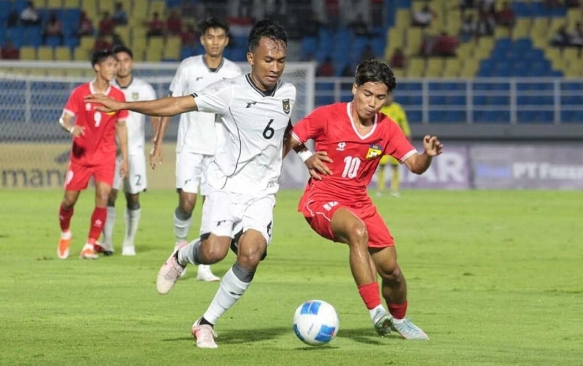 U23 Indonesia gặp khó trước hàng phòng ngự Lào