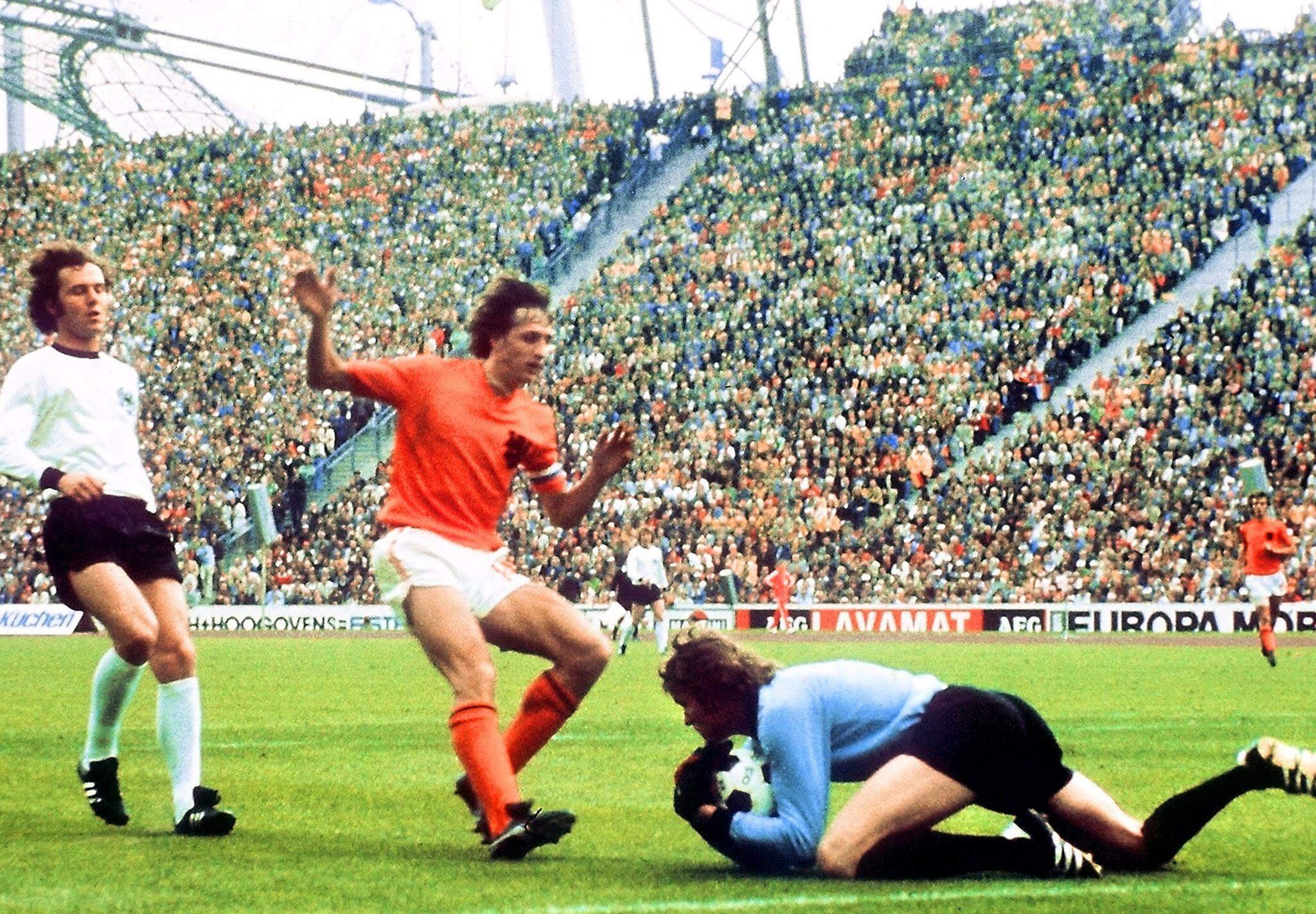Johan Cruyff thất bại trước Tây Đức tại chung kết World Cup 1974