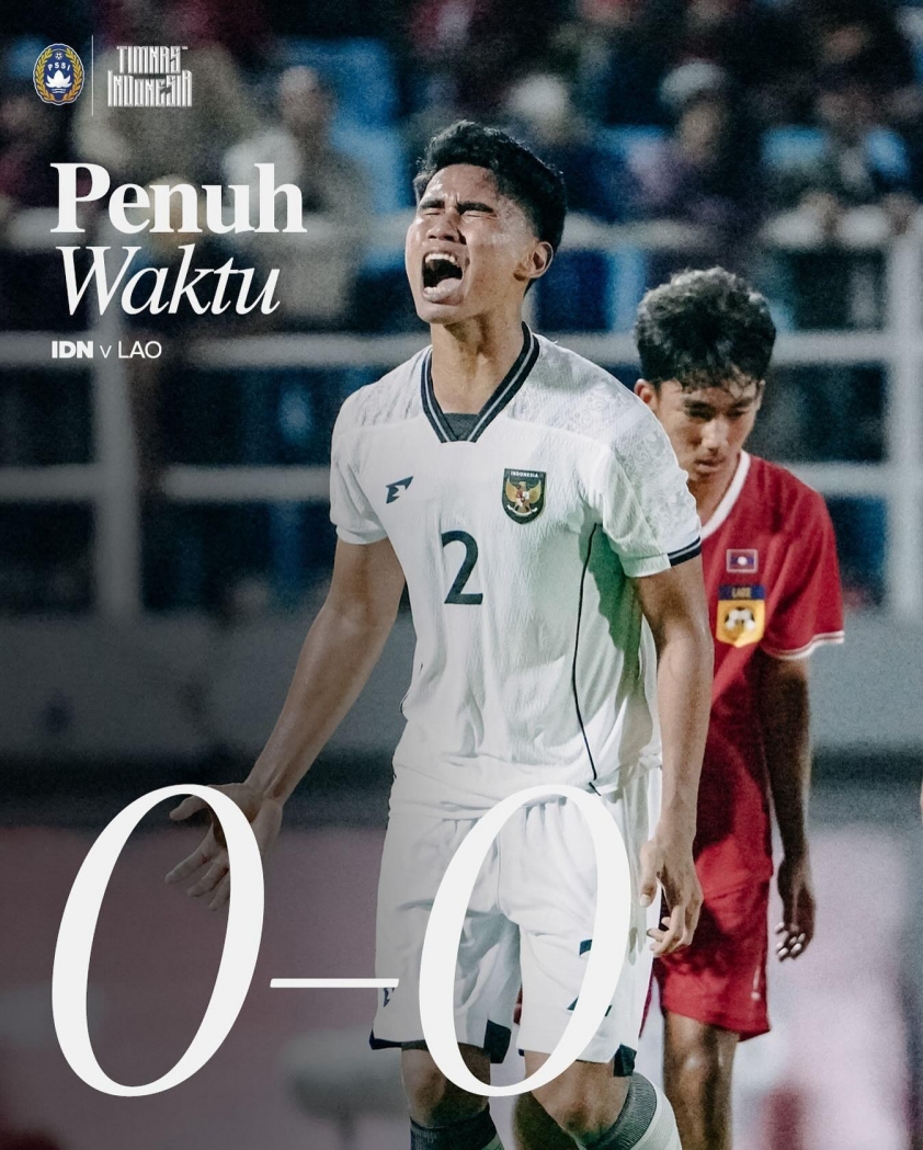 U23 Indonesia chỉ có 1 điểm trong trận đấu với U23 Lào