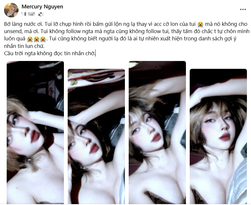 Tin nhắn gửi nhầm của Mercury Nguyễn