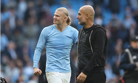 Pep hài lòng với màn trình diễn của Haaland. Pep Guardiola tỏ ra hài lòng với hiệu suất thi đấu của Haaland