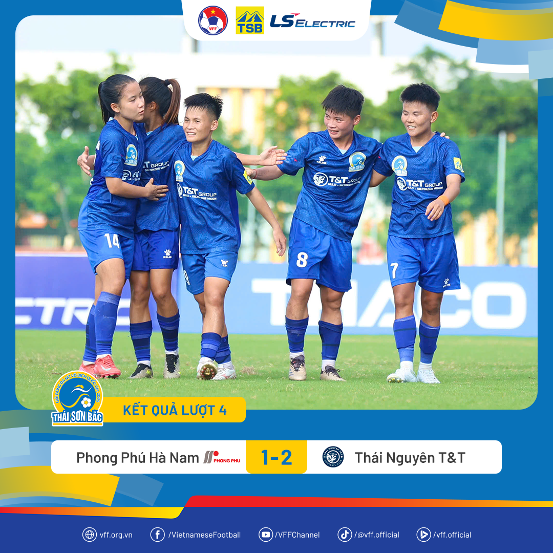 Trận đấu giữa Thái Nguyên T&T và Phong Phú Hà Nam diễn ra kịch tính.