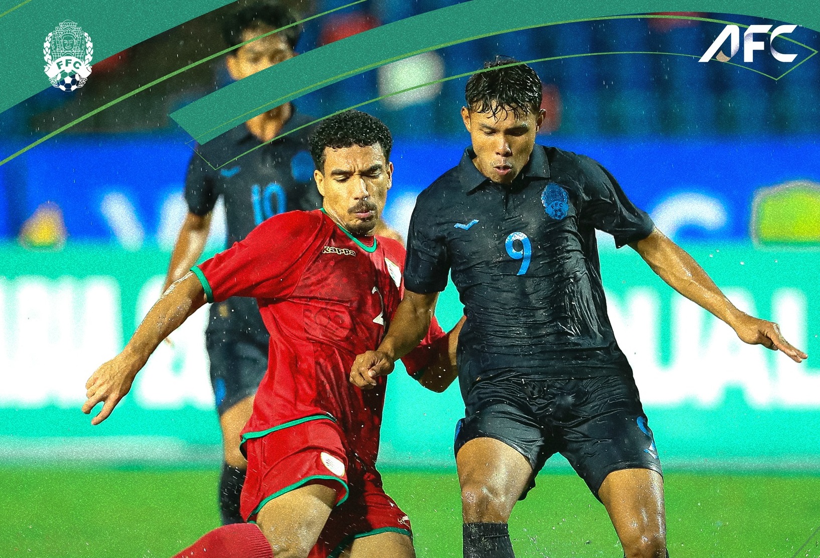 Tuyển Campuchia tạo địa chấn tại giải châu Á - Ảnh 1. U23 Campuchia hòa 0-0 với U23 Oman