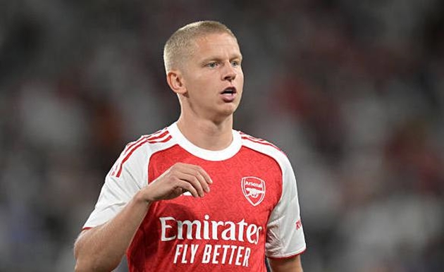 Oleksandr Zinchenko trong màu áo Arsenal