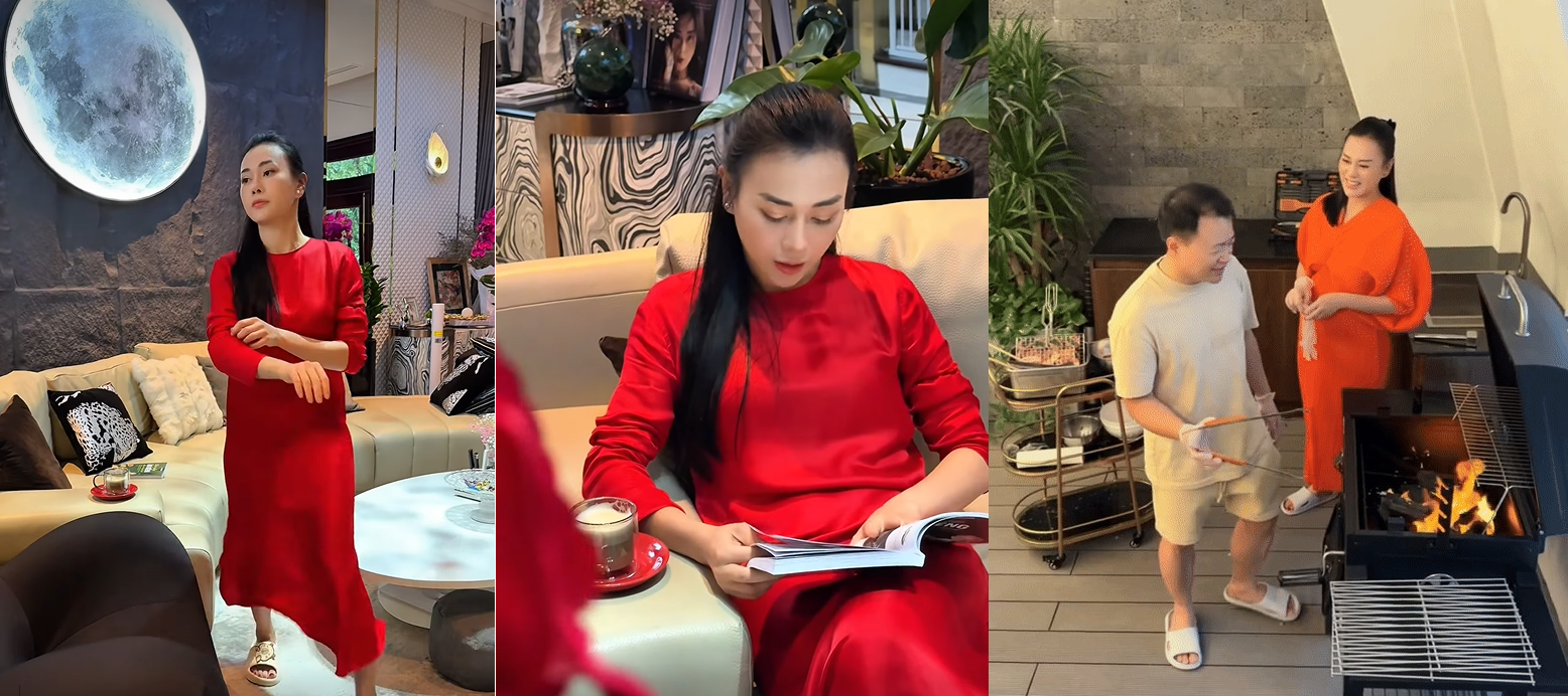 Không gian sống của vợ chồng nữ diễn viên