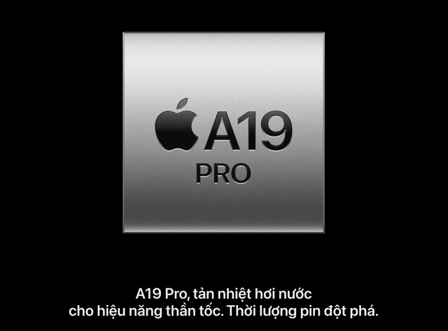 Hiệu năng mạnh mẽ của chip A19 Pro trên iPhone mới