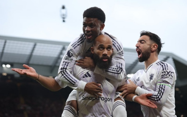 Amorim dẫn dắt MU vượt qua Liverpool