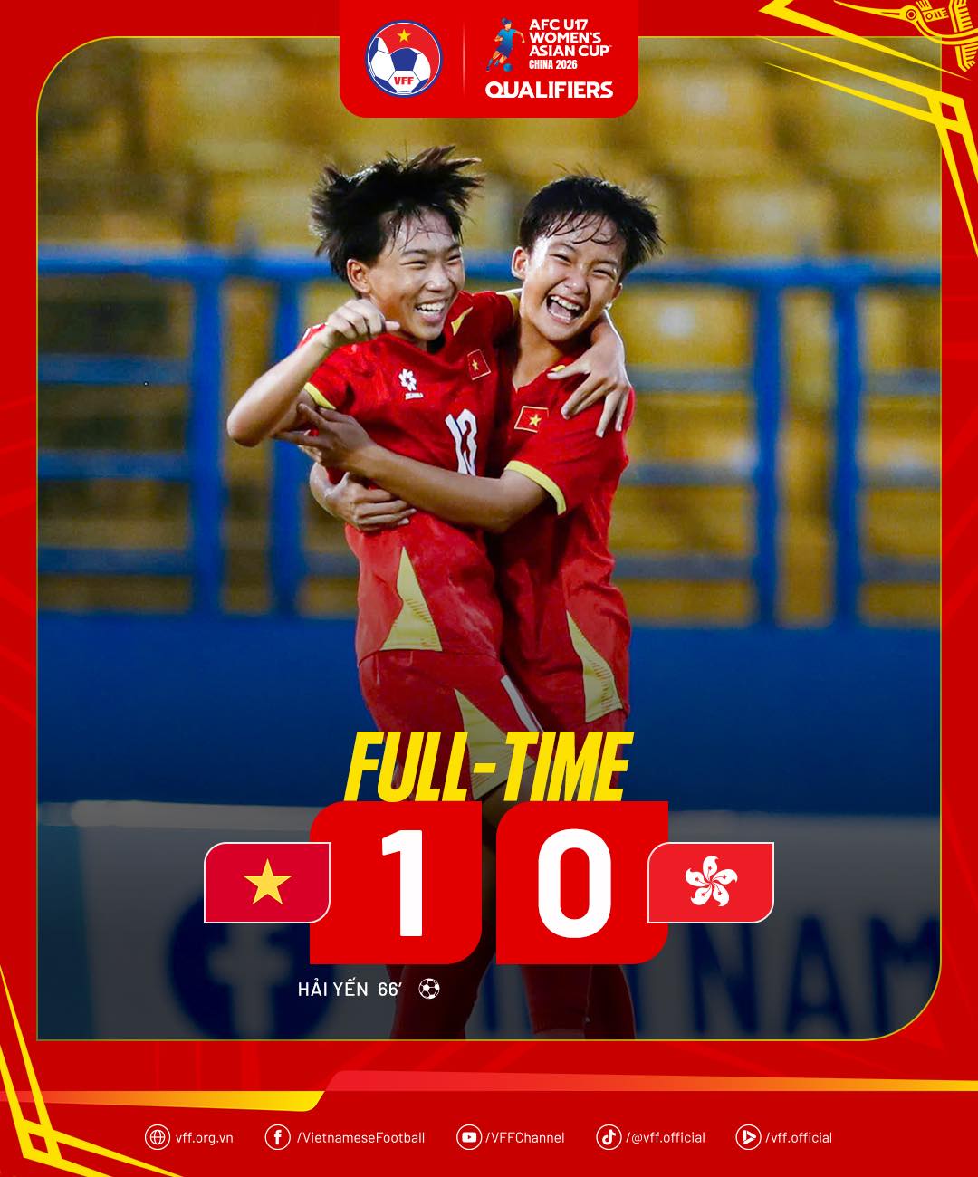 U17 nữ Việt Nam đoạt vé đi tiếp sau chiến thắng kịch tính.