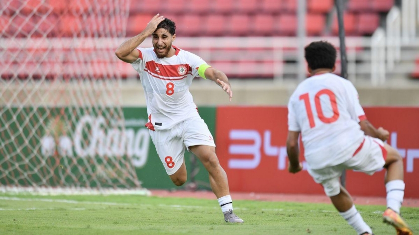 Bàn thắng duy nhất của Ali El Fadl giúp U23 Lebanon chiến thắng