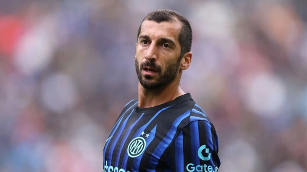Henrikh Mkhitaryan và các cầu thủ kỳ cựu Inter Milan