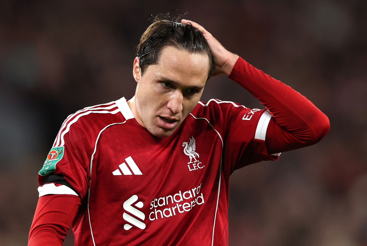 Hình ảnh hào hứng mới của Federico Chiesa tại Liverpool Chiesa tràn đầy năng lượng sau thời gian khó khăn