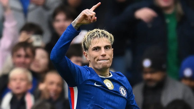 Garnacho vừa ghi bàn đầu tiên cho Chelsea. Garnacho vừa ghi bàn đầu tiên cho Chelsea.