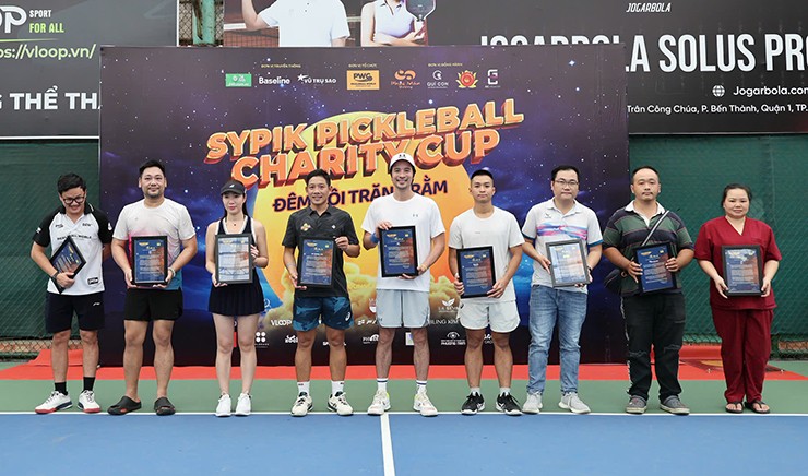 Hoạt động thiện nguyện gắn liền với giải đấu Pickleball Charity Cup