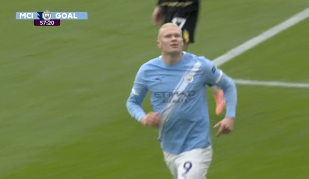 Haaland lập cú đúp trận Man City vs Everton