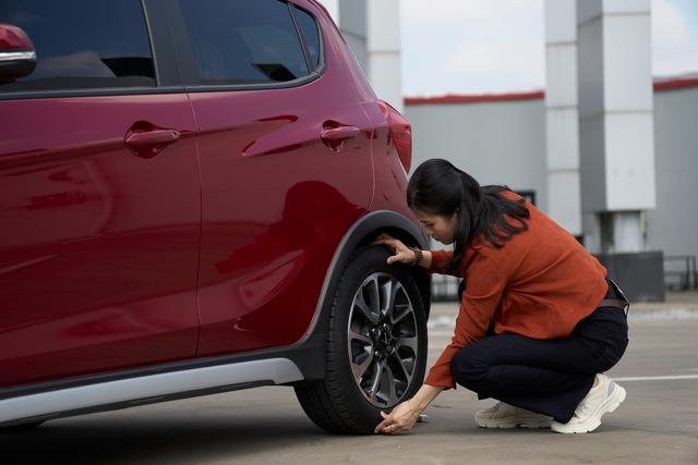 Lốp ô tô tiếp xúc mặt đường