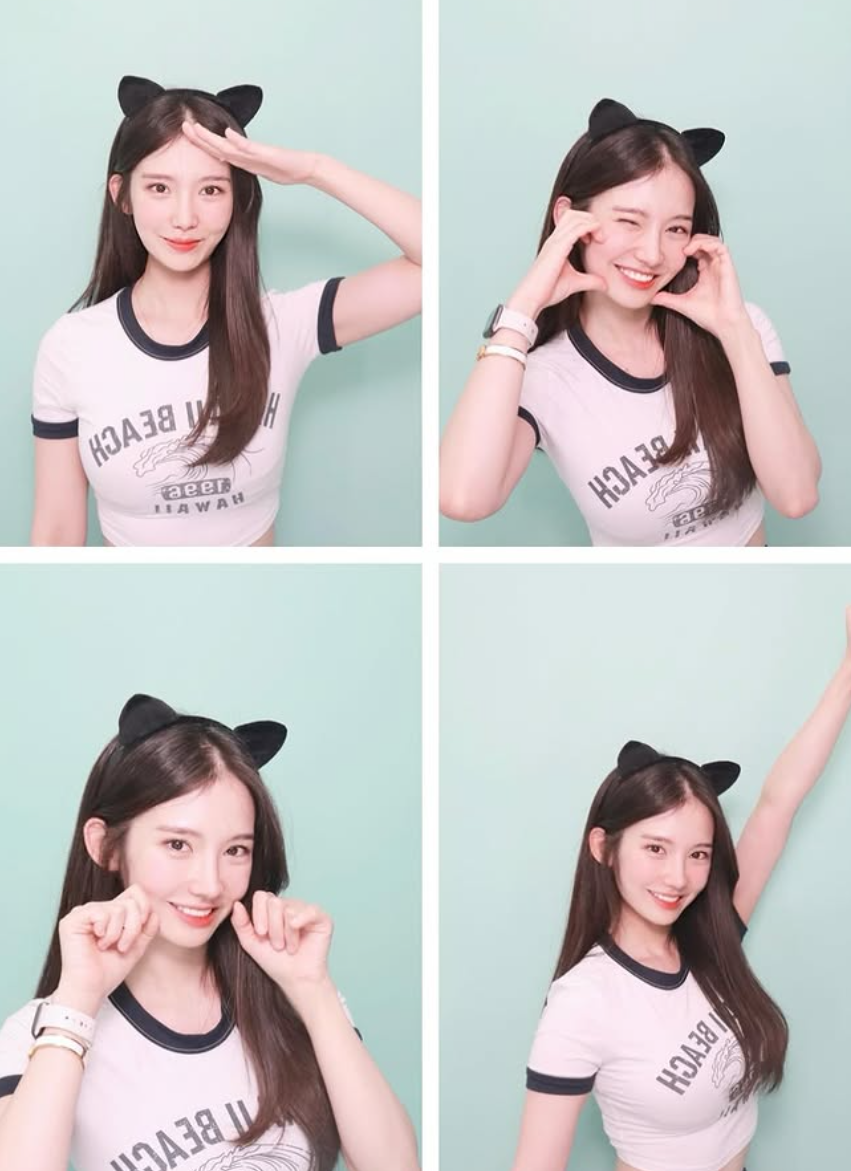 Nahyun Kim với diện mạo nữ tính dịu dàng ở giai đoạn đầu