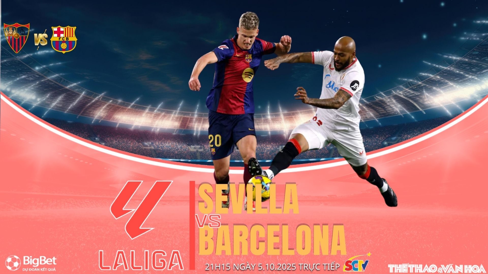 Nhận định trận đấu giữa Sevilla và Barcelona