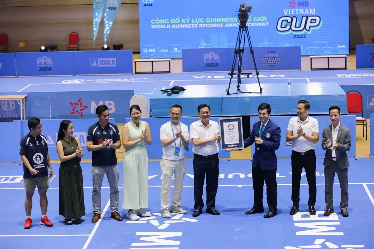 VĐV Pickleball thi đấu