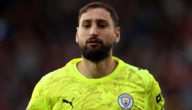 Gianluigi Donnarumma trong trận đấu Manchester City