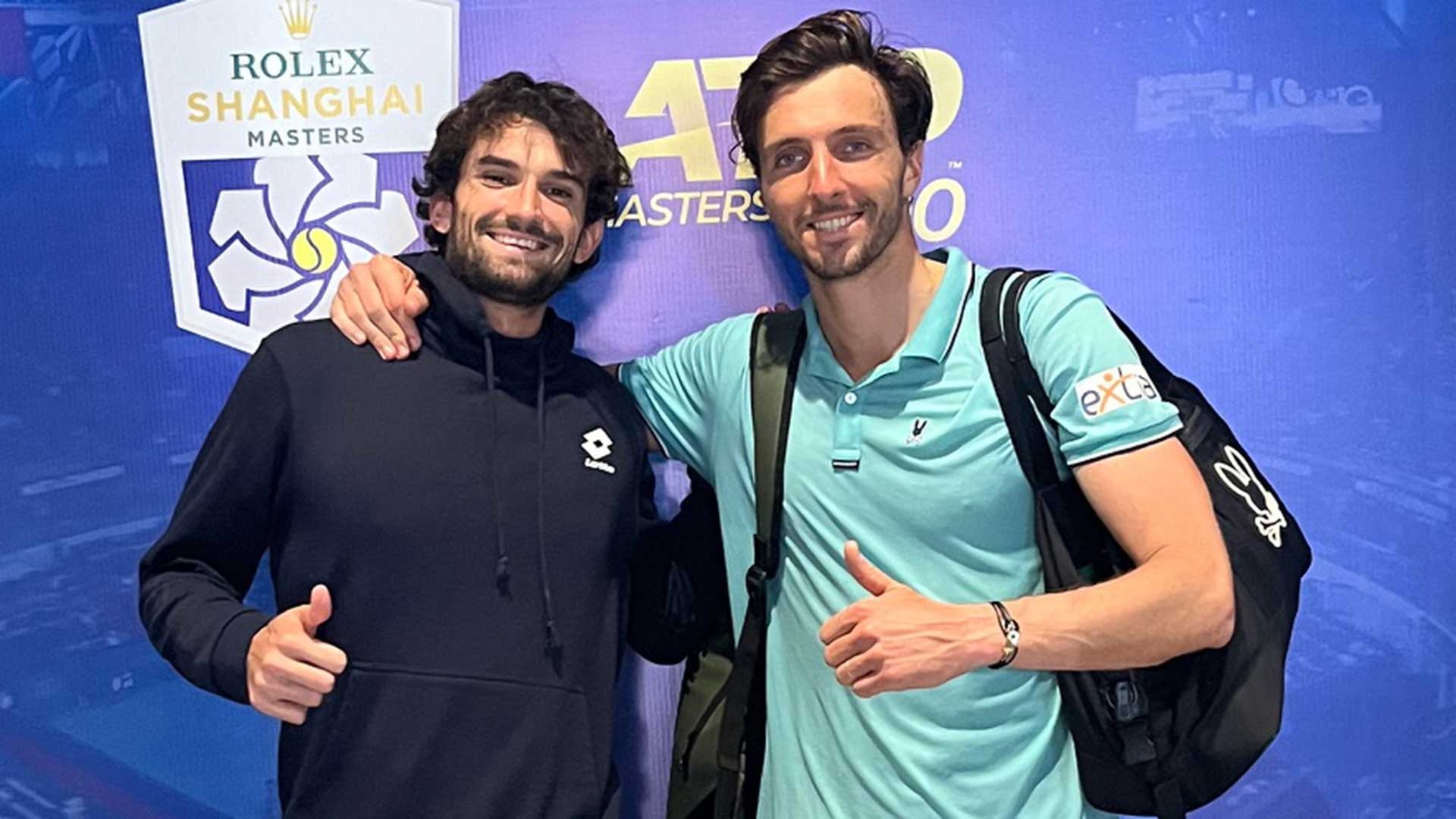 Arthur Rinderknech và Valentin Vacherot là hai anh em họ