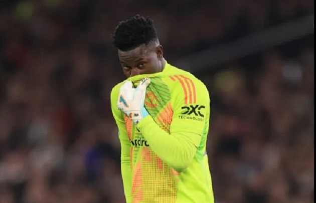 Andre Onana mất vị trí số một tại Man Utd