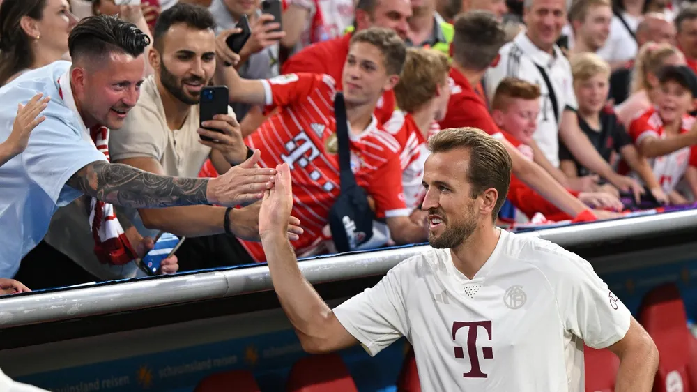 Harry Kane thi đấu cho Bayern Munich