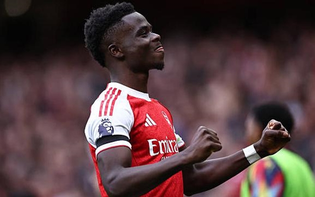 Bukayo Saka thể hiện phong độ ổn định với bàn thắng