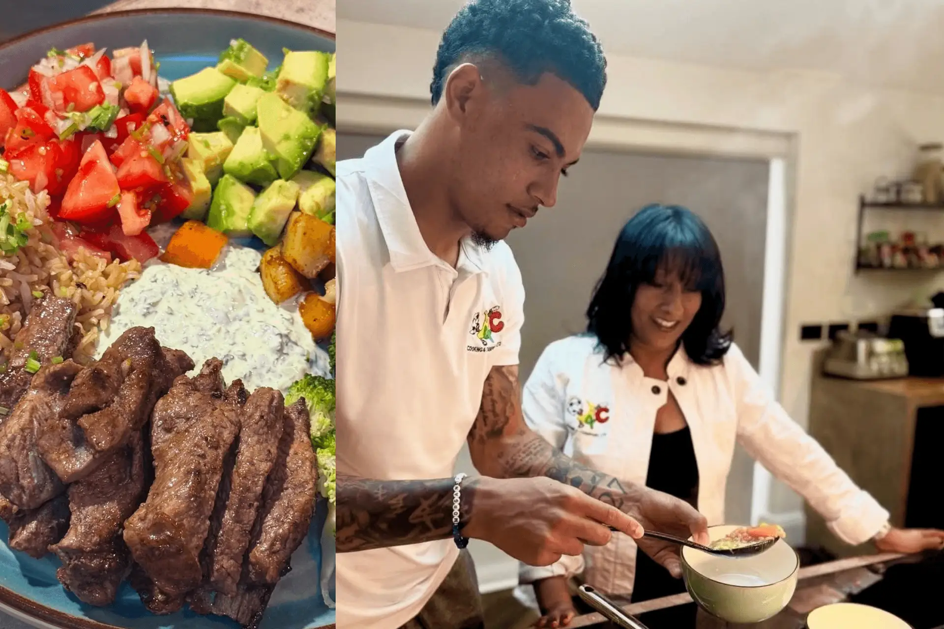 Zena Weeks đầu bếp cho các cầu thủ Aston Villa