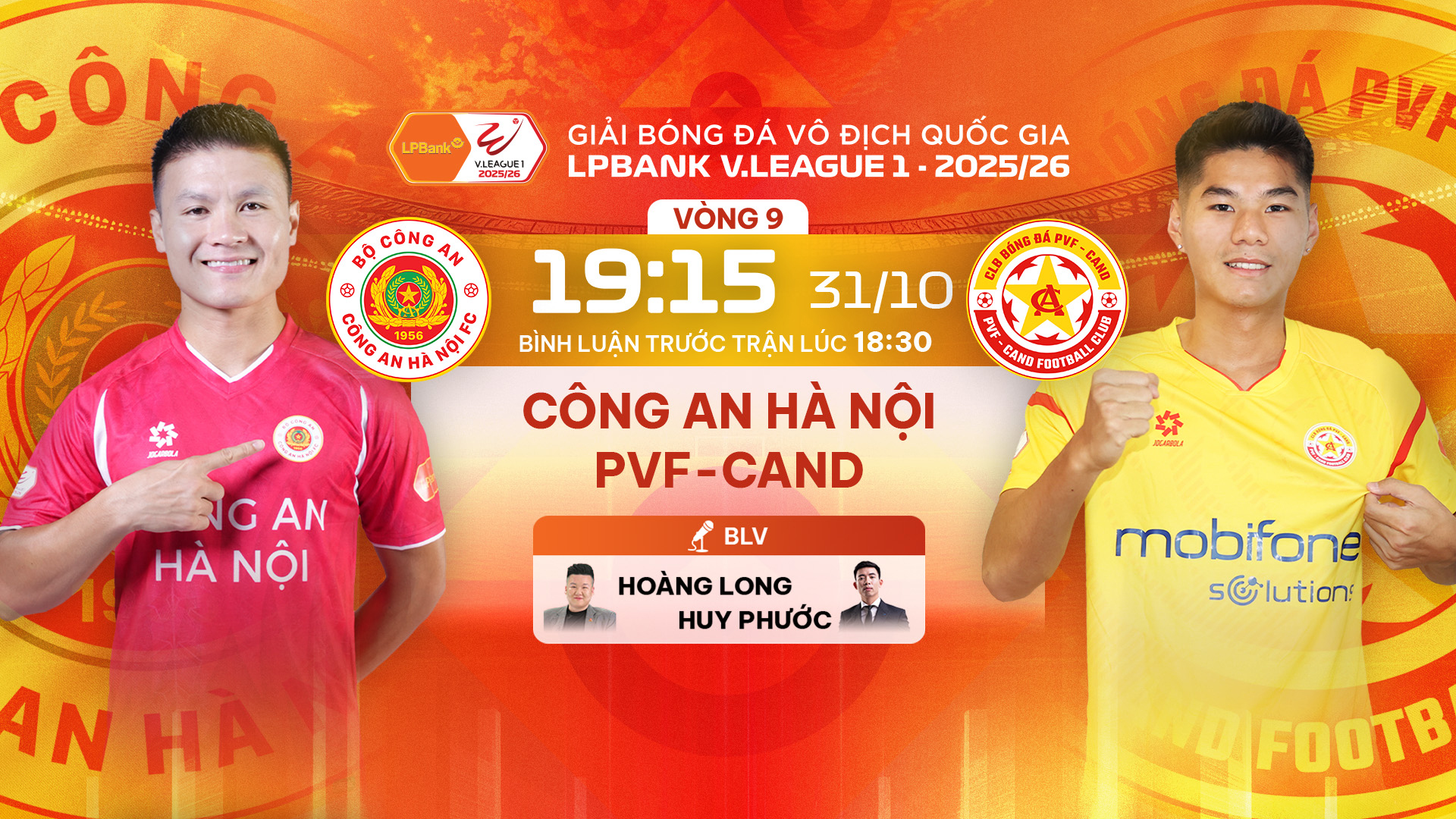Link xem trực tiếp bóng đá CAHN vs PVF-CAND 19h15 hôm nay, V-League vòng 9 - Ảnh 3. Link xem trực tiếp bóng đá CAHN vs PVF-CAND 19h15 hôm nay, V-League vòng 9 - Ảnh 3.