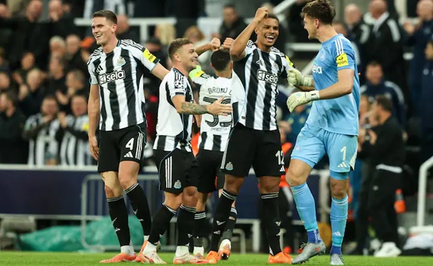 Newcasatle đang chơi tốt tại Champions League Newcastle United thi đấu xuất sắc tại Champions League