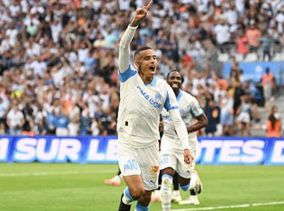 Screenshot trận đấu giữa Marseille và Nice