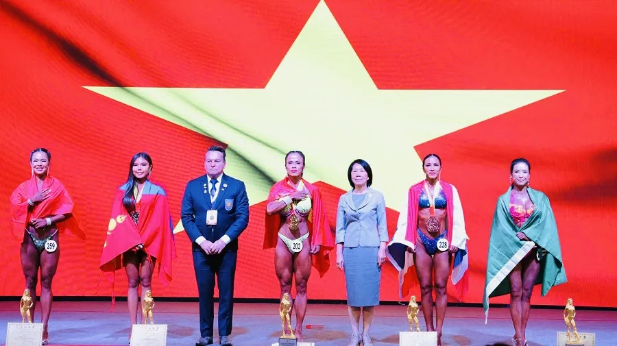 Lực sĩ Việt Nam thi đấu để có các vị trí số 1 xuất sắc