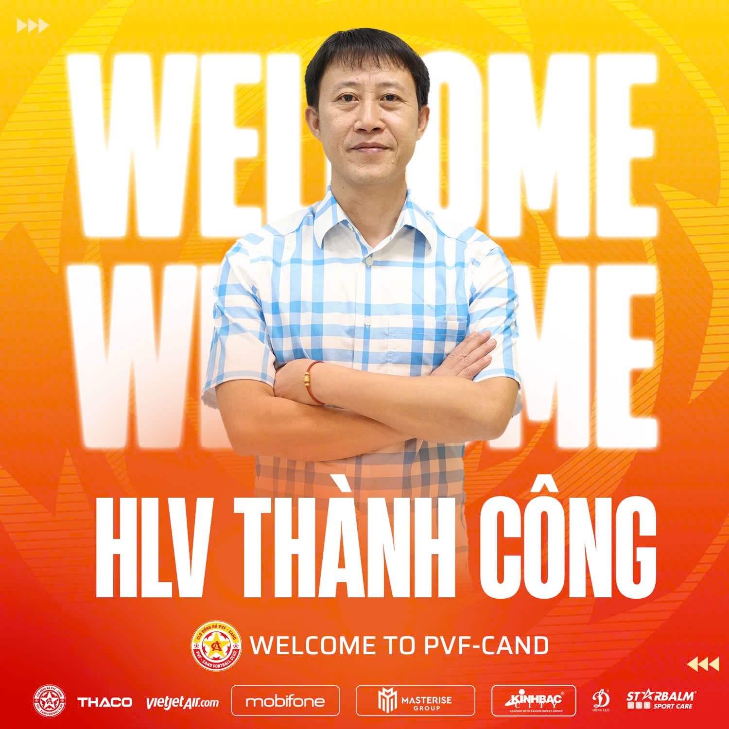PVF-CAND ra mắt tân huấn luyện viên trưởng Nguyễn Thành Công - Ảnh 1. PVF-CAND ra mắt tân huấn luyện viên trưởng Nguyễn Thành Công - Ảnh 1.