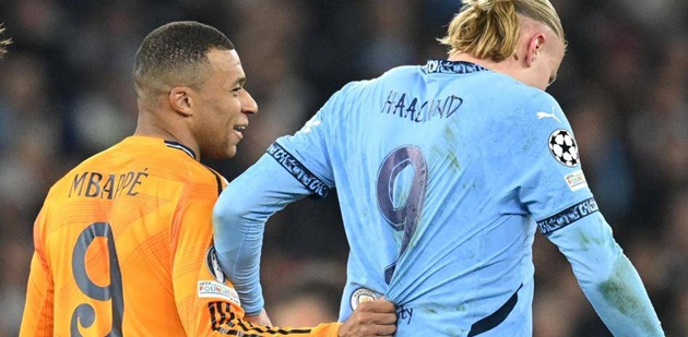 Haaland có thể sớm cán mốc 400 bàn như Mbappe Haaland tiến gần cột mốc 400 bàn