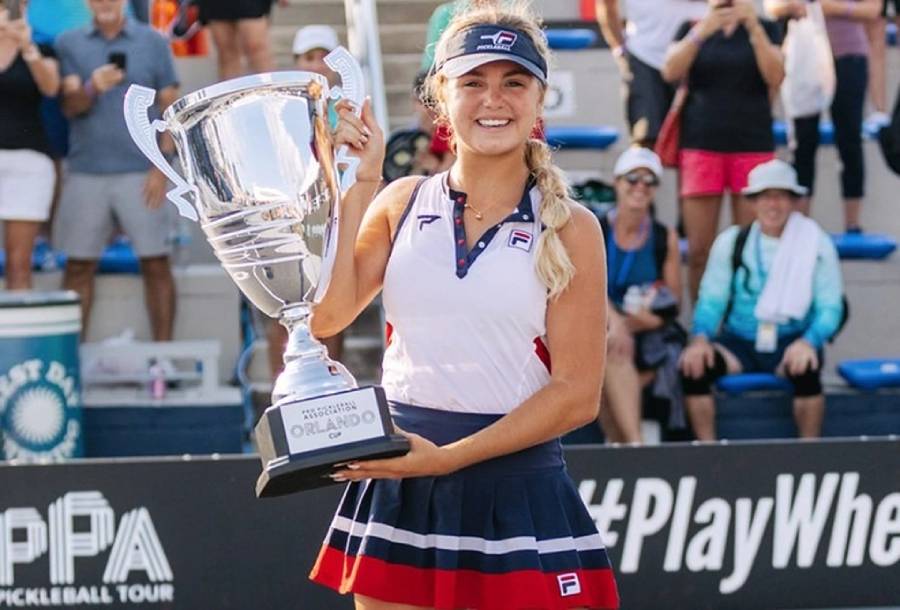 Anna Leigh Waters thi đấu tại giải PPA Lakeland