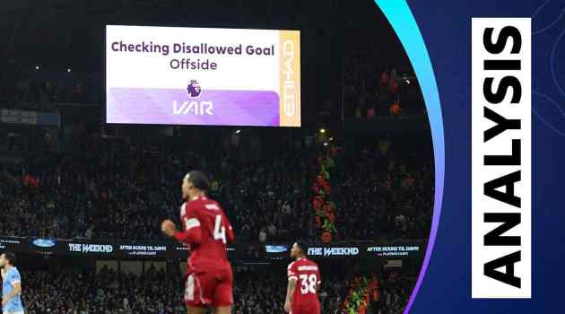 VAR gây tranh cãi khi từ chối công nhận bàn thắng cho Liverpool.