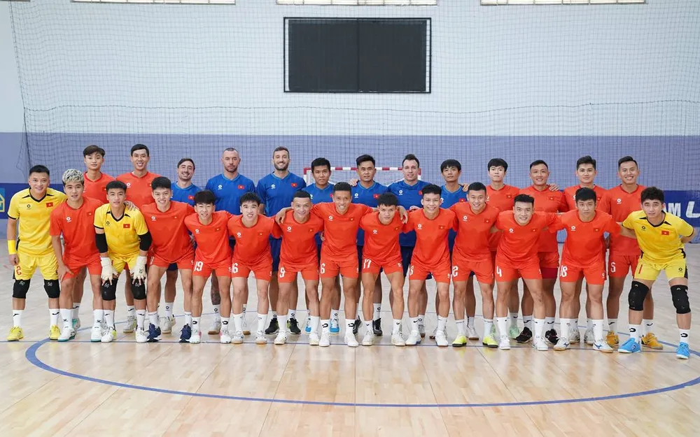 Đội tuyển futsal Việt Nam còn 3 tuần chuẩn bị cho SEA Games 33.