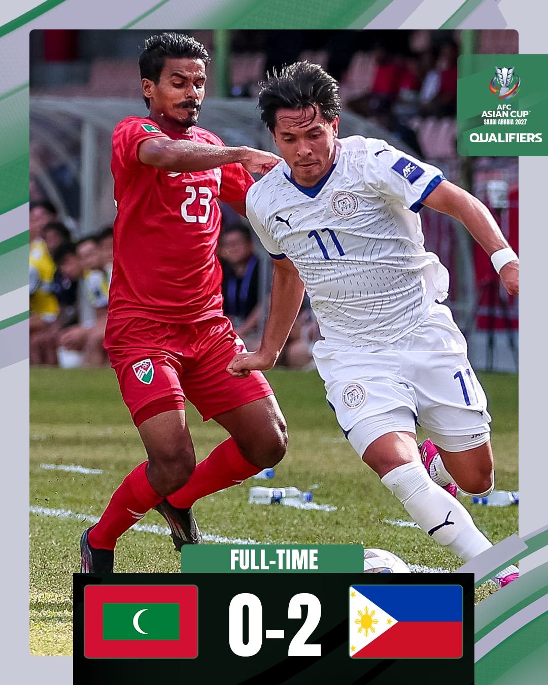 Tuyển Philippines giành 3 điểm quan trọng trên sân khách