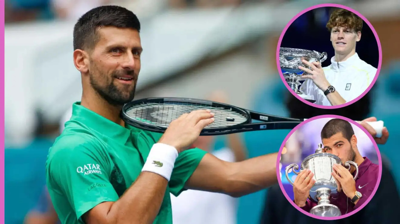 Djokovic được đánh giá chỉ còn cơ hội vô địch Grand Slam ở Australian Open, nơi Alcaraz và Sinner vẫn được coi là những ứng viên nặng ký