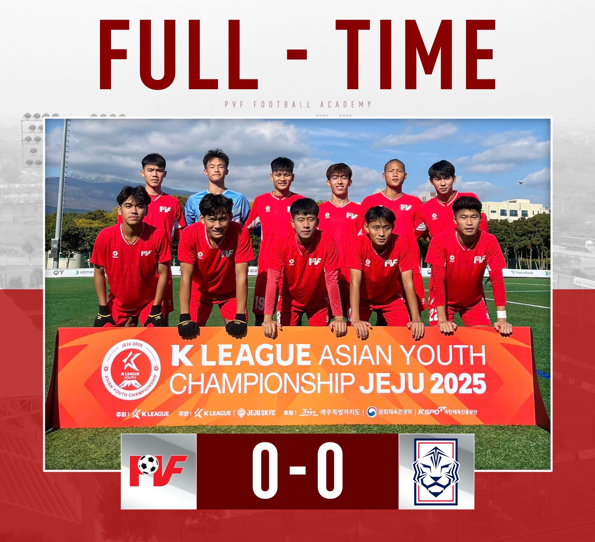 Thi đấu quả cảm trước đối thủ Hàn Quốc, đội bóng Việt Nam đạt thành tích bất bại- Ảnh 1.