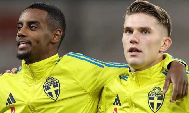 Đội hình tấn công Thụy Điển