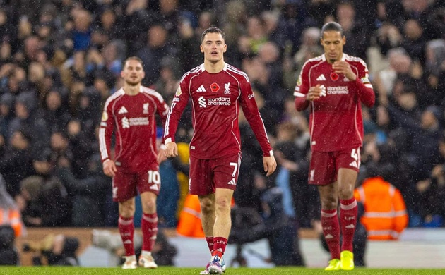 Liverpool chưa thể thoát khỏi khủng hoảng sau thất bại trước Man City Liverpool tụt dốc phong độ sau thất bại tại Etihad