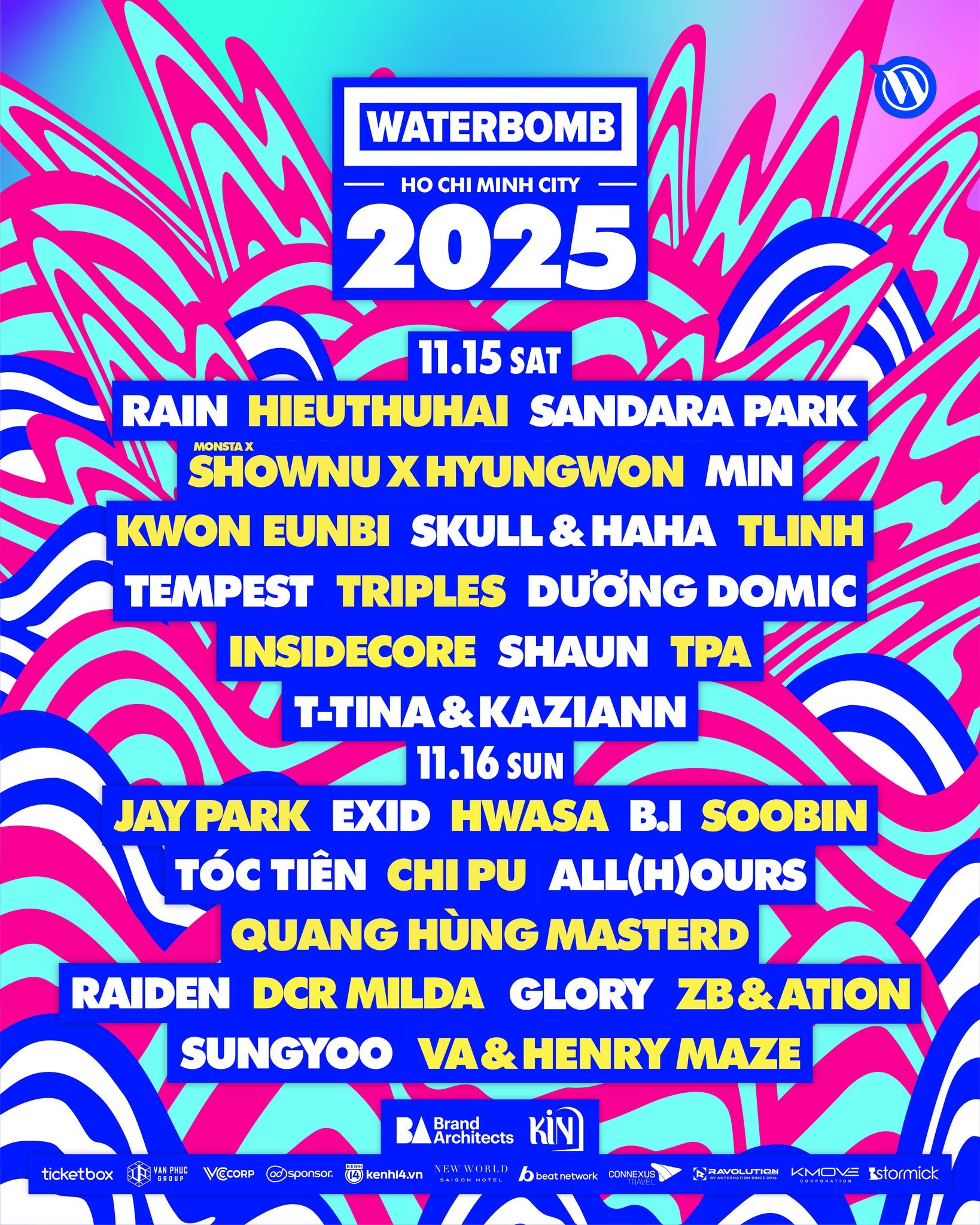 WATERBOMB HO CHI MINH CITY 2025 mang đến bữa tiệc âm nhạc sôi động tại Vạn Phúc City WATERBOMB HO CHI MINH CITY 2025 mang đến bữa tiệc âm nhạc sôi động tại Vạn Phúc City