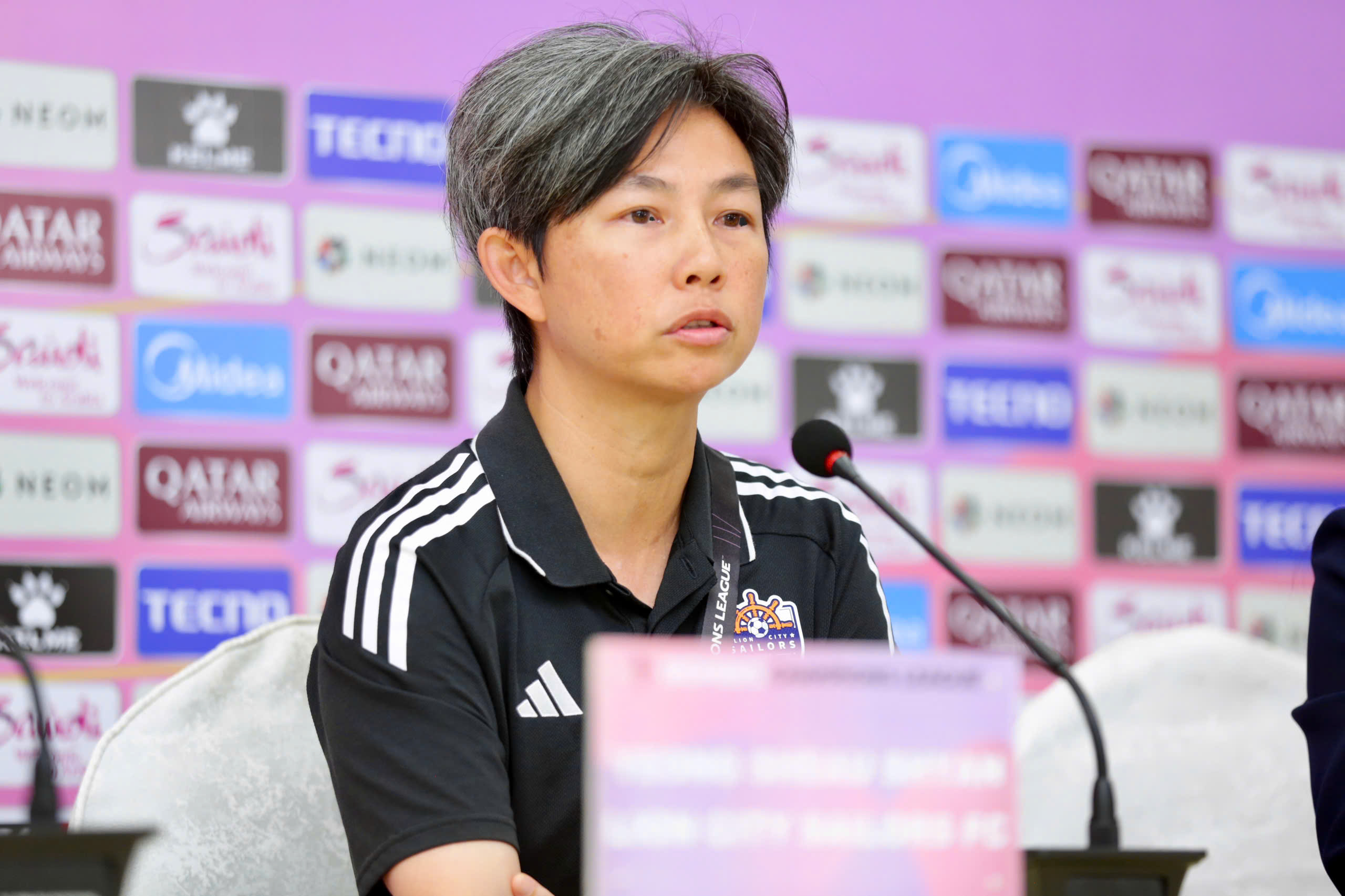 Nữ HLV Sheau Shyan Yeong nói sau trận đấu Nữ HLV Sheau Shyan Yeong chia sẻ với truyền thông