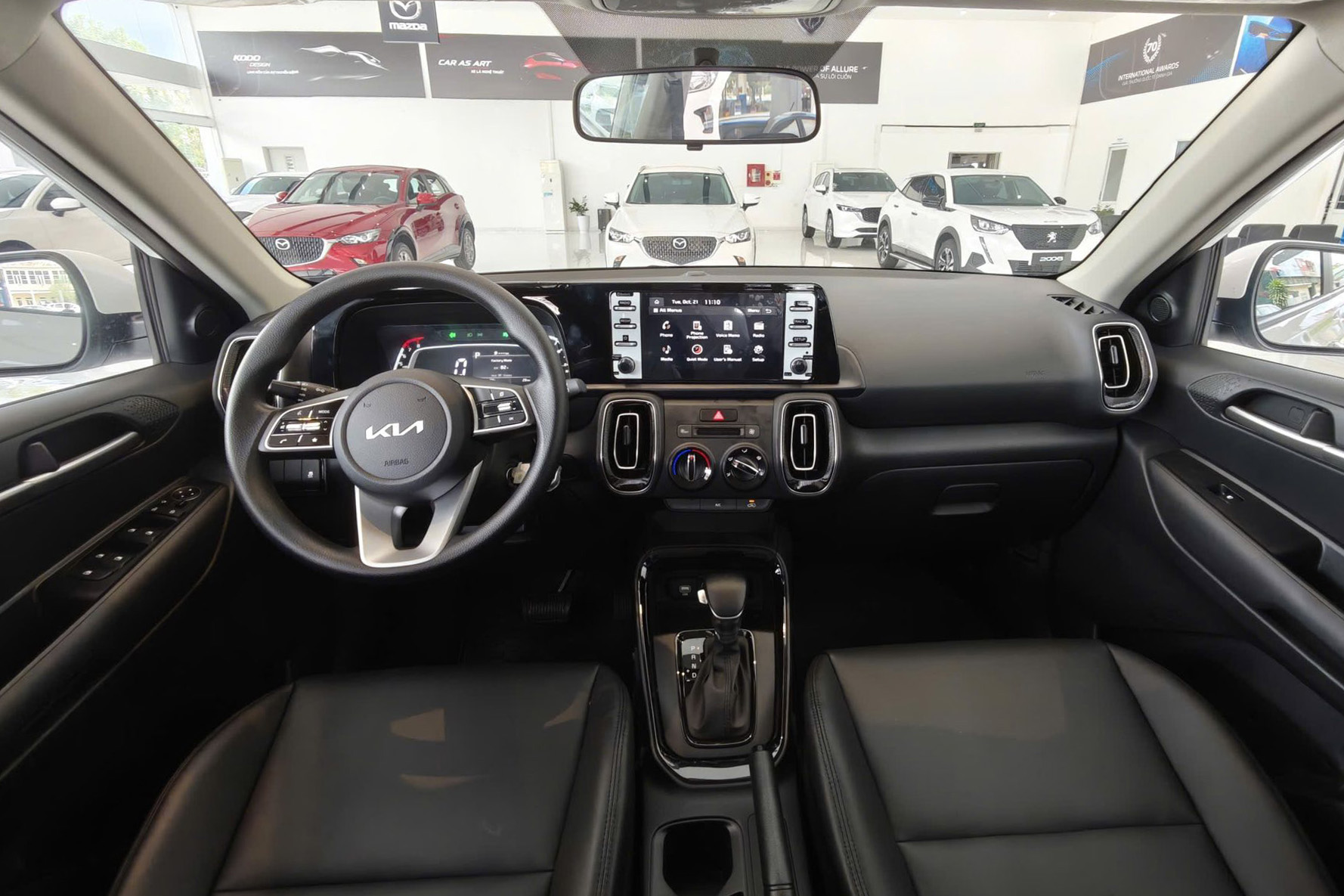 Màn hình giải trí trung tâm trên Kia Sonet Màn hình giải trí Kia Sonet dưới 500 triệu đồng