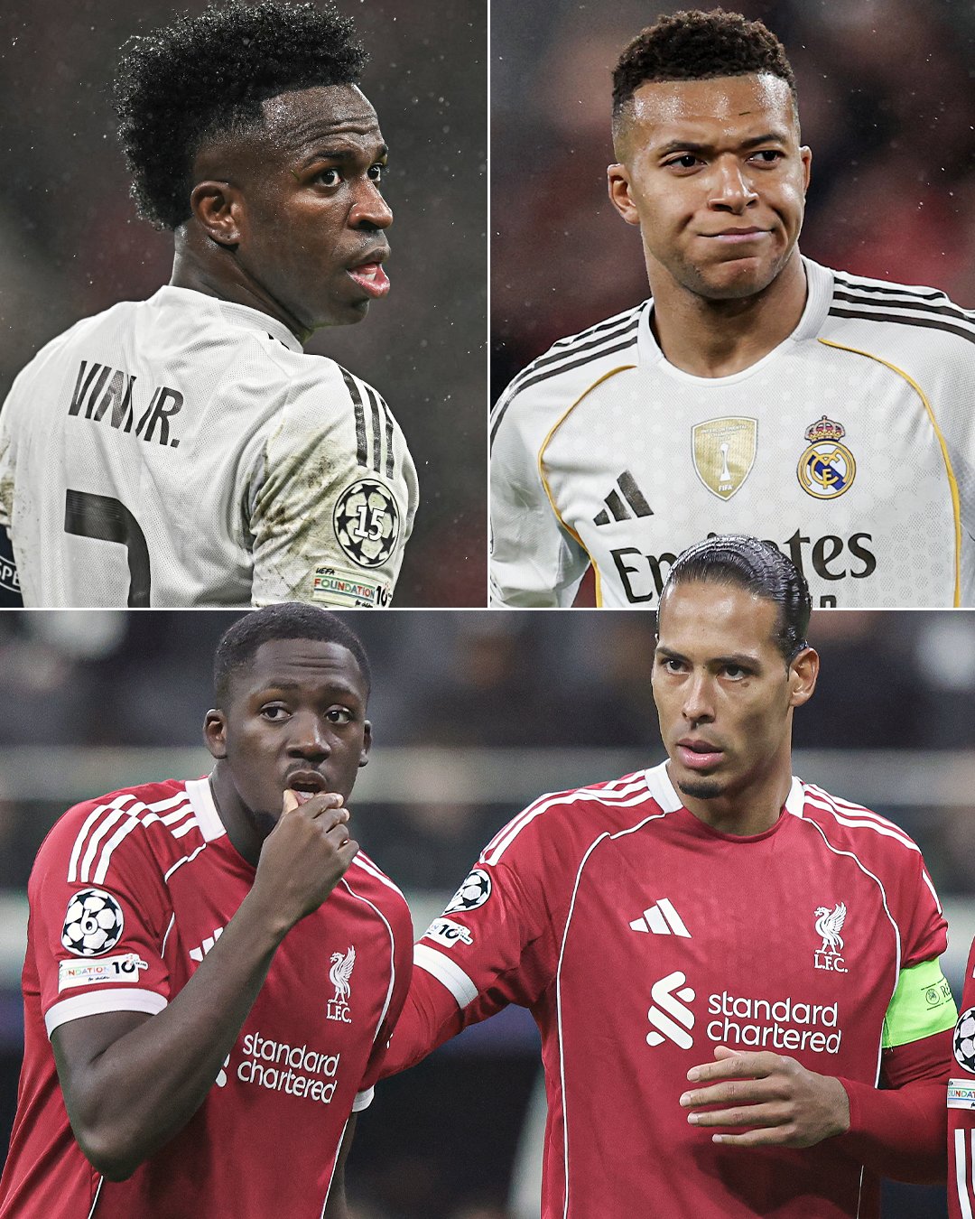 Mbappe và Vinicius tịt ngòi trước Liverpool, Gareth Bale và Henry chỉ ra sự thật - Ảnh 2. Mbappe và Vinicius bó tay trước hàng thủ của Liverpool