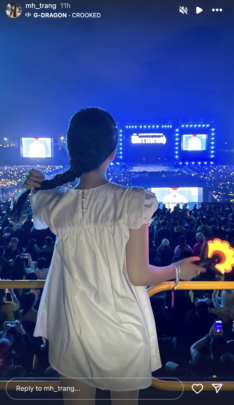 Hội hot WAG Doãn Hải My, Mai Hà Trang xinh đẹp quẩy tưng bừng tại concert G-Dragon, Văn Hậu - Đức Chinh cũng Doãn Hải My và Mai Hà Trang check-in tại concert G-Dragon